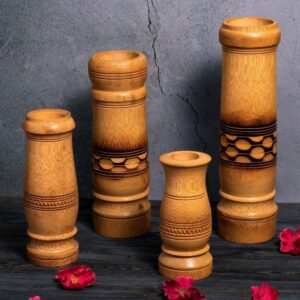 Bamboo Decorative Flower Vases